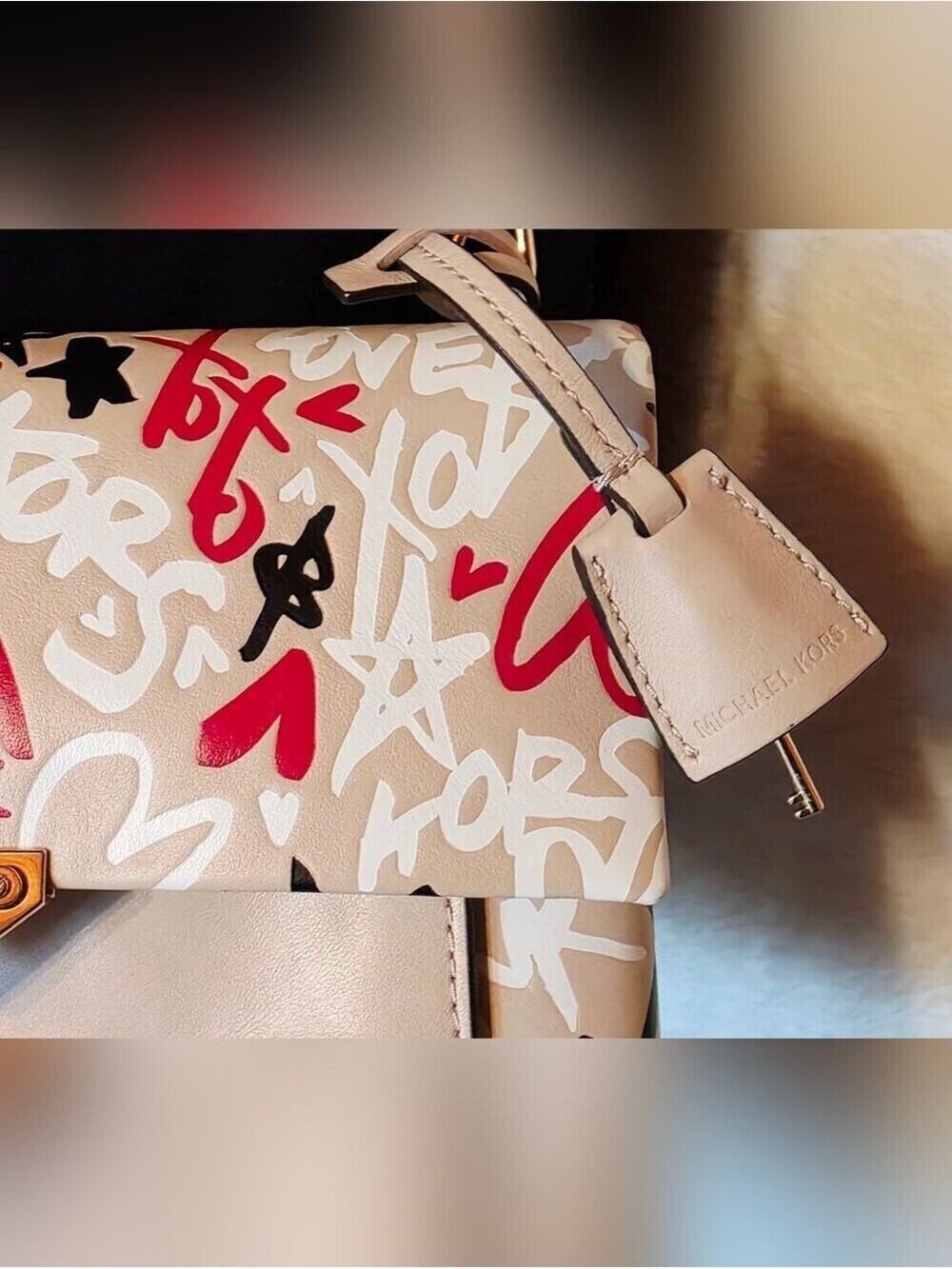 Rare Michael Kors Graffiti Love Heart Bag Bundle — Both With Tags - Picture 14 of 14